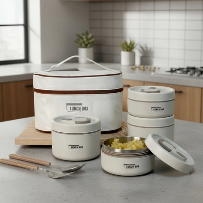 🍱🔥 Lonchera Térmica con 4 Contenedores