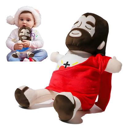✝️ Peluche Jesús Respiración | Un Abrazo Lleno de Paz y Compañía 🤍