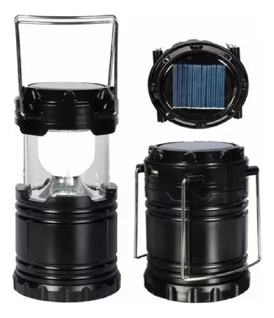 🔦 Linterna LED Multifunción Solar y Recargable 🌙 ¡No permitas que un apagón te deje completamente a oscuras!