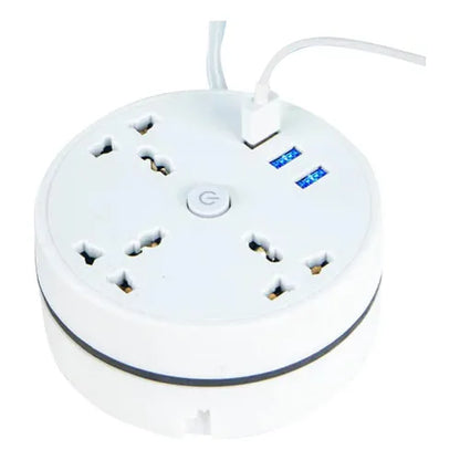 Extensión Multicarga Retráctil USB 180 cm