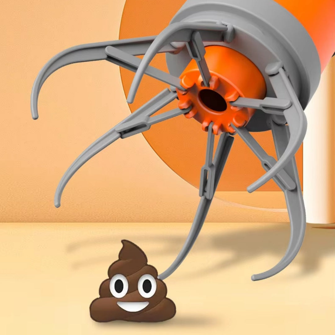 🐶🧡 Recogedor de Residuos para Mascotas 2 en 1 con Dispensador de Bolsas