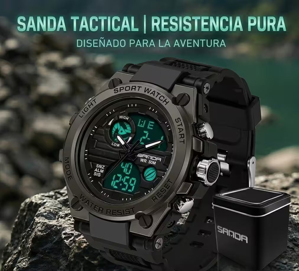 ⌚ Reloj Sanda Original 739 | 50% OFF + Estuche Original 🎁🔥