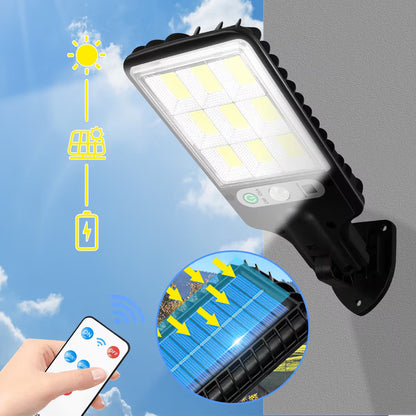 ☀️ LÁMPARA SOLAR CON SENSOR💡 Ilumina tus espacios exteriores automáticamente, sin cables y aprovechando la energía del sol