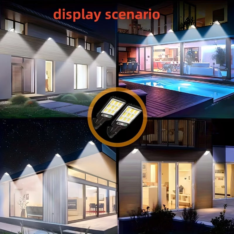 ☀️ LÁMPARA SOLAR CON SENSOR💡 Ilumina tus espacios exteriores automáticamente, sin cables y aprovechando la energía del sol