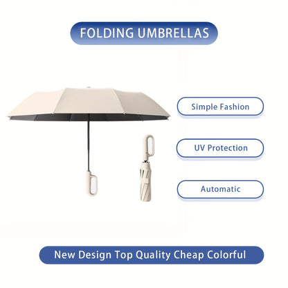 ☔ Paraguas Automático Hebilla - Protección elegante contra lluvia y sol, siempre a tu alcance