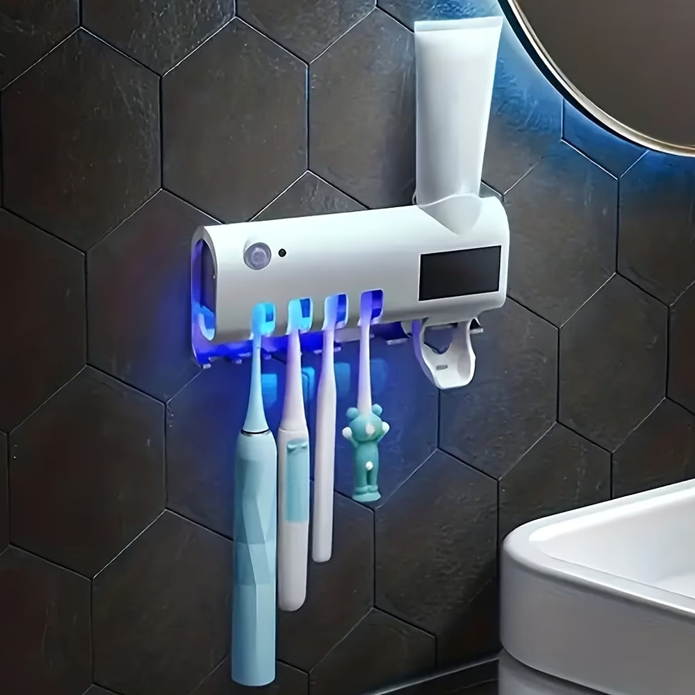🪥✨ DISPENSADOR DE CREMA DENTAL + PORTA CEPILLOS | ORDEN Y PRACTICIDAD EN TU BAÑO