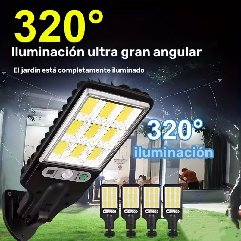 ☀️ LÁMPARA SOLAR CON SENSOR💡 Ilumina tus espacios exteriores automáticamente, sin cables y aprovechando la energía del sol