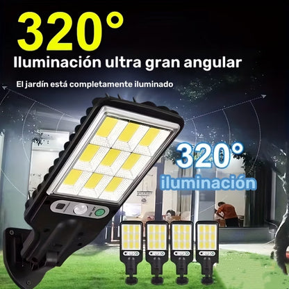 ☀️ LÁMPARA SOLAR CON SENSOR💡 Ilumina tus espacios exteriores automáticamente, sin cables y aprovechando la energía del sol