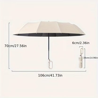 ☔ Paraguas Automático Hebilla - Protección elegante contra lluvia y sol, siempre a tu alcance