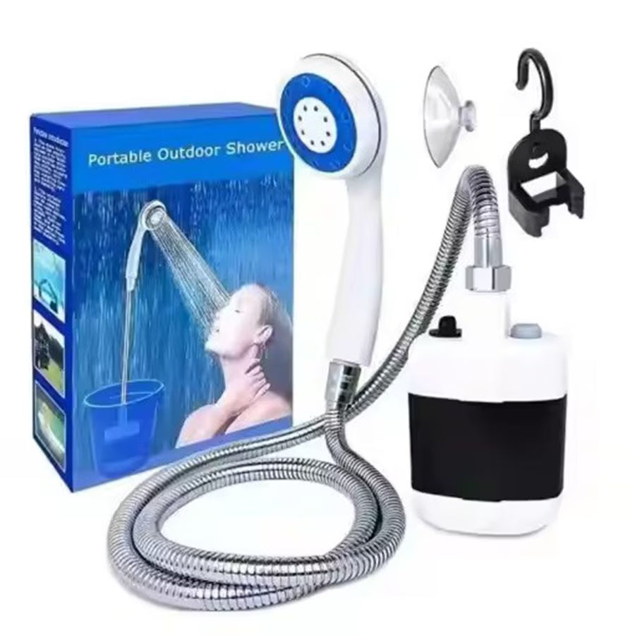 🚿 Ducha Recargable Portátil — Regadera para Camping 🏕️ ¡Disfruta de una ducha cómoda dondequiera que estés!