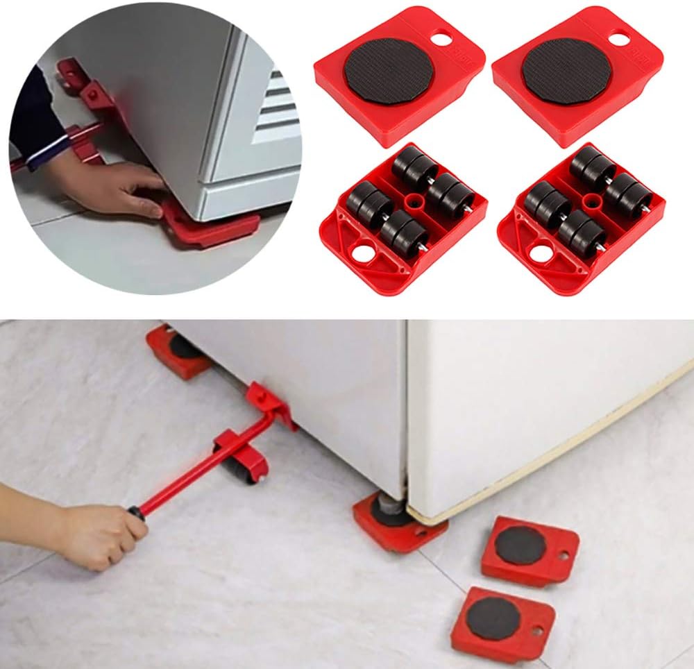 🛋️ Kit Levanta y Mueve Muebles 5 Piezas | Reorganiza Tu Hogar Fácilmente ✨
