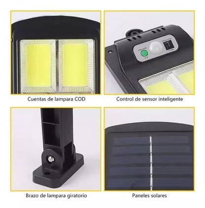 💡🌞 Lámpara Solar Con Sensro De Movimiento