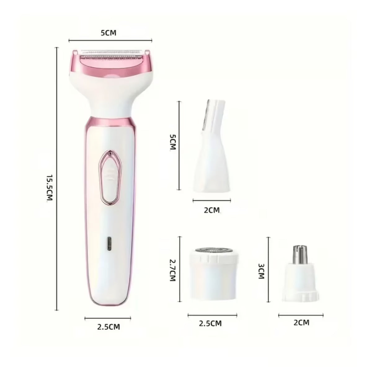 ✨ Depiladora Eléctrica 4 en 1 Recargable para Mujer